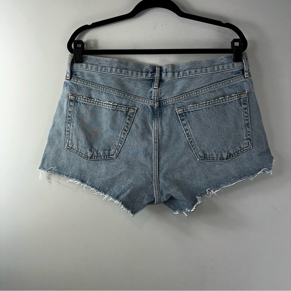 Agolde Parker Cut-Off Denim Short in Rapture Women Size 32 - Picture 6 of 10